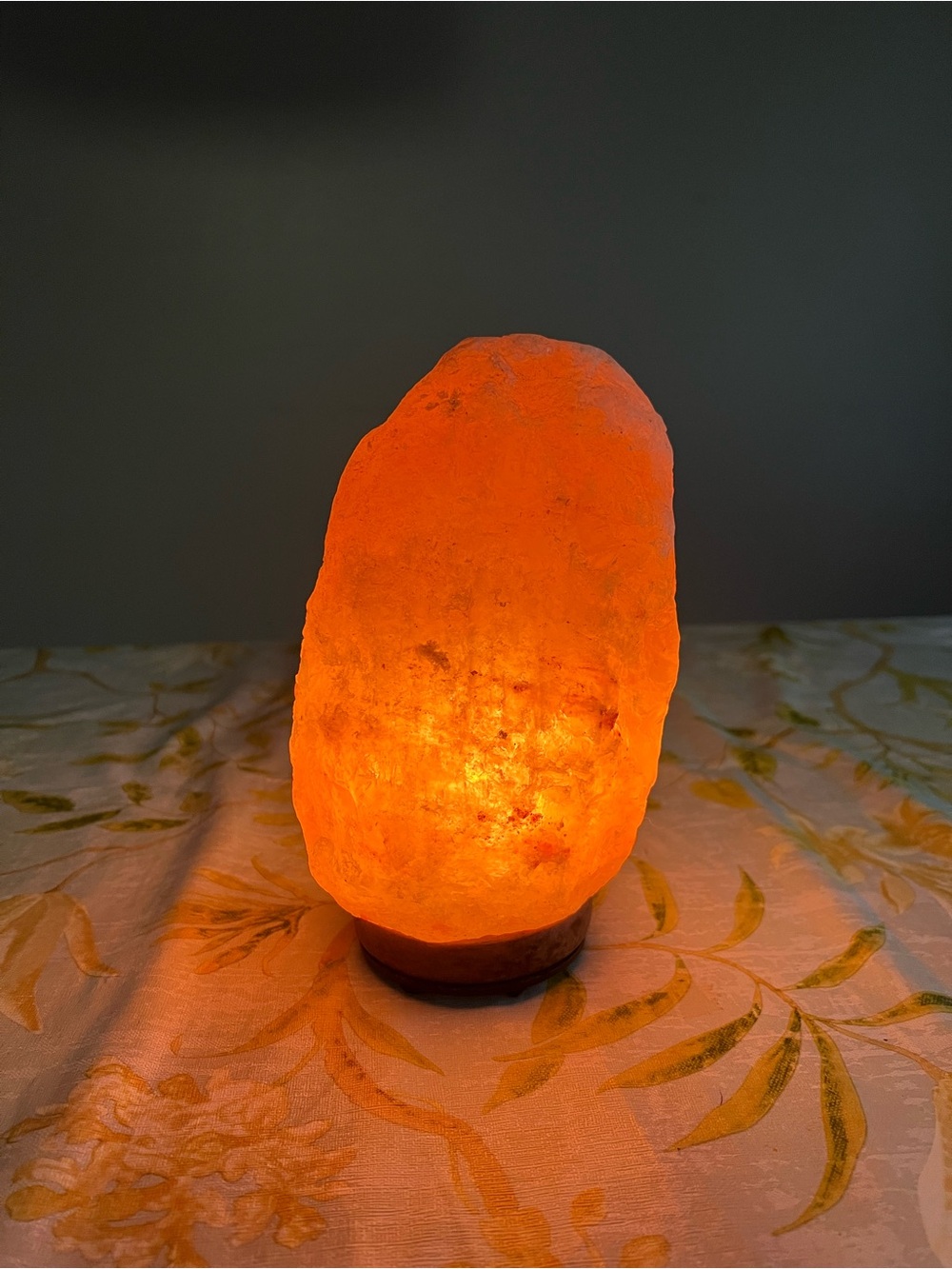 Orange Himalayan Salt Lamp Bulb Night Light